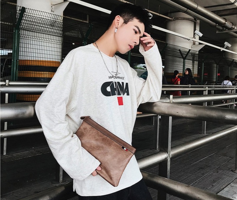 Clutch Cầm Tay Nam Phong Cách Thời Trang Hàn Quốc VD018