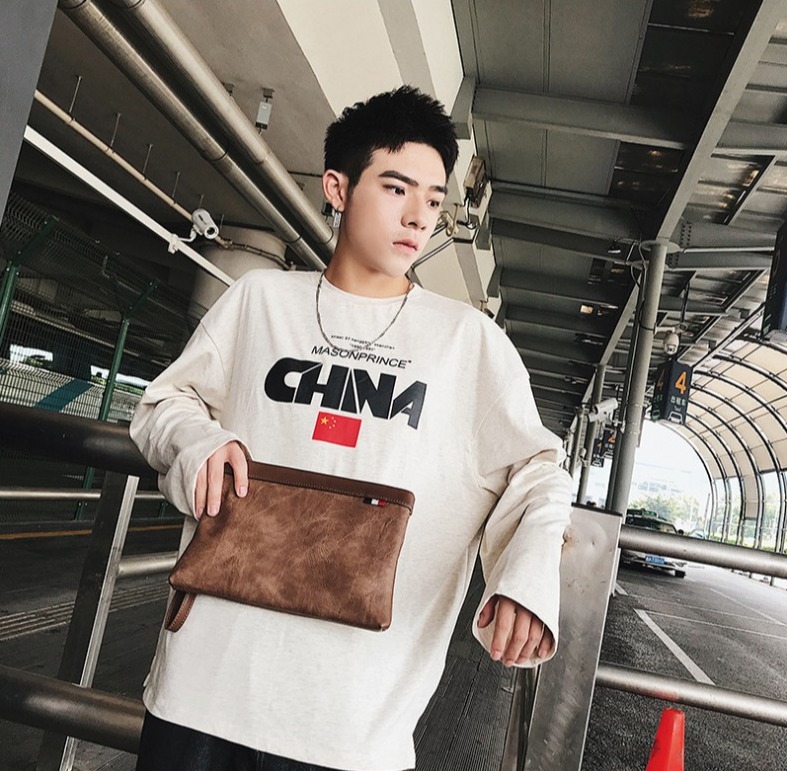 Clutch Cầm Tay Nam Phong Cách Thời Trang Hàn Quốc VD018