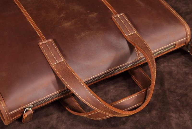 Túi Da Ngựa Điên, Cặp Da Ngựa Nam Cao Cấp Đi Làm PL035