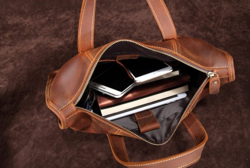 Túi Da Ngựa Điên, Cặp Da Ngựa Nam Cao Cấp Đi Làm PL035