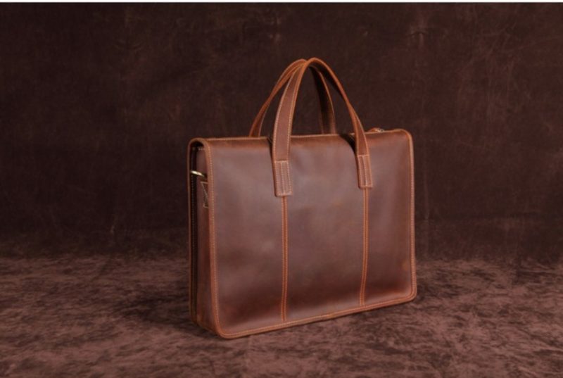 Túi Da Ngựa Điên, Cặp Da Ngựa Nam Cao Cấp Đi Làm PL035