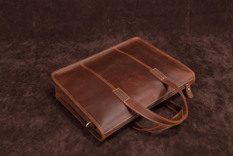 Túi Da Ngựa Điên, Cặp Da Ngựa Nam Cao Cấp Đi Làm PL035