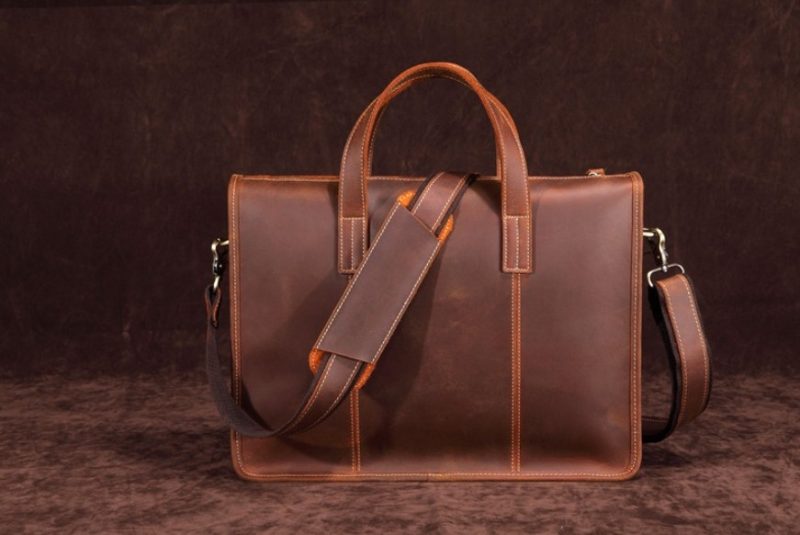 Túi Da Ngựa Điên, Cặp Da Ngựa Nam Cao Cấp Đi Làm PL035