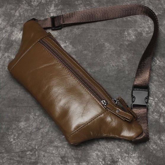 Túi Bao Tử Đeo Bụng Đựng Điện Thoại Da Bò Nam, Nữ IP059