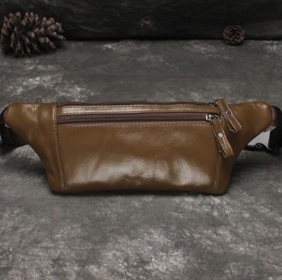 Túi Bao Tử Đeo Bụng Đựng Điện Thoại Da Bò Nam, Nữ IP059