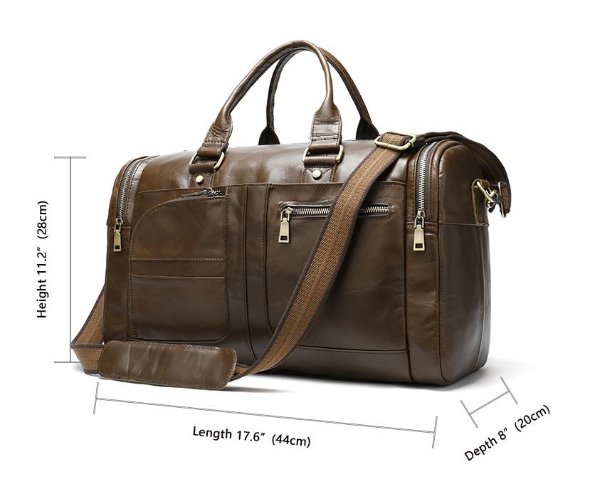 Túi Xách Du Lịch Nam Da Bò Đẹp PL025