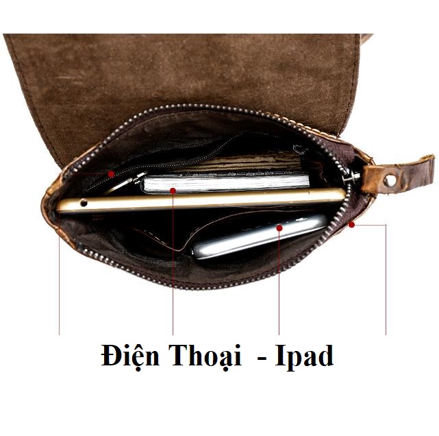 Túi Đeo Chéo Nam Nhỏ Gọn Đeo Thắt Lưng IP071